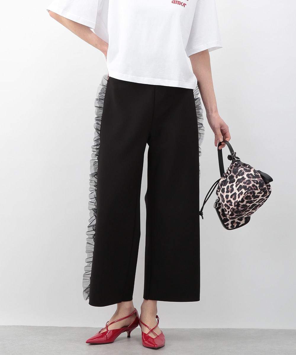 サイドチュールフリルパンツ