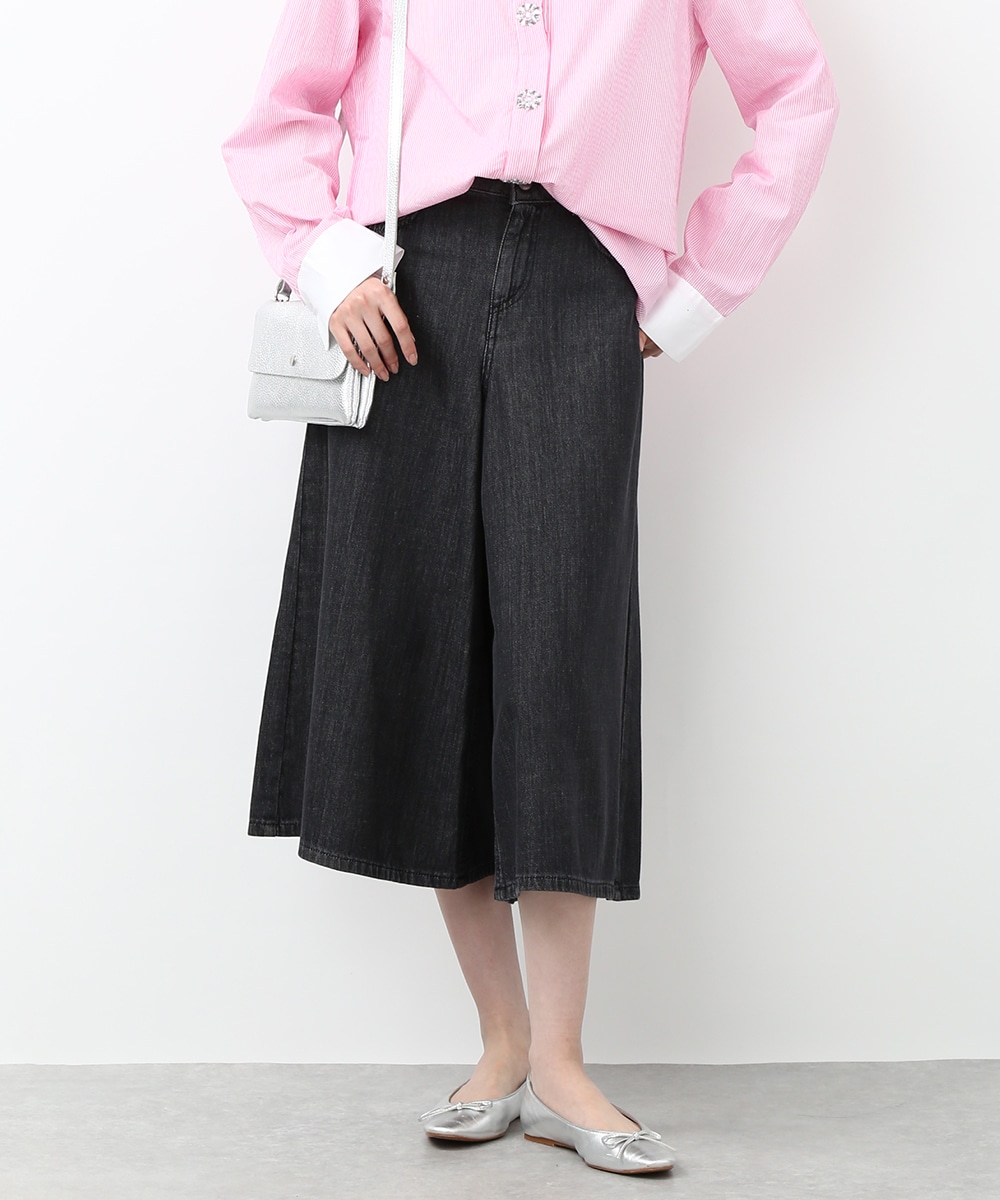 デニムワイドキュロット
