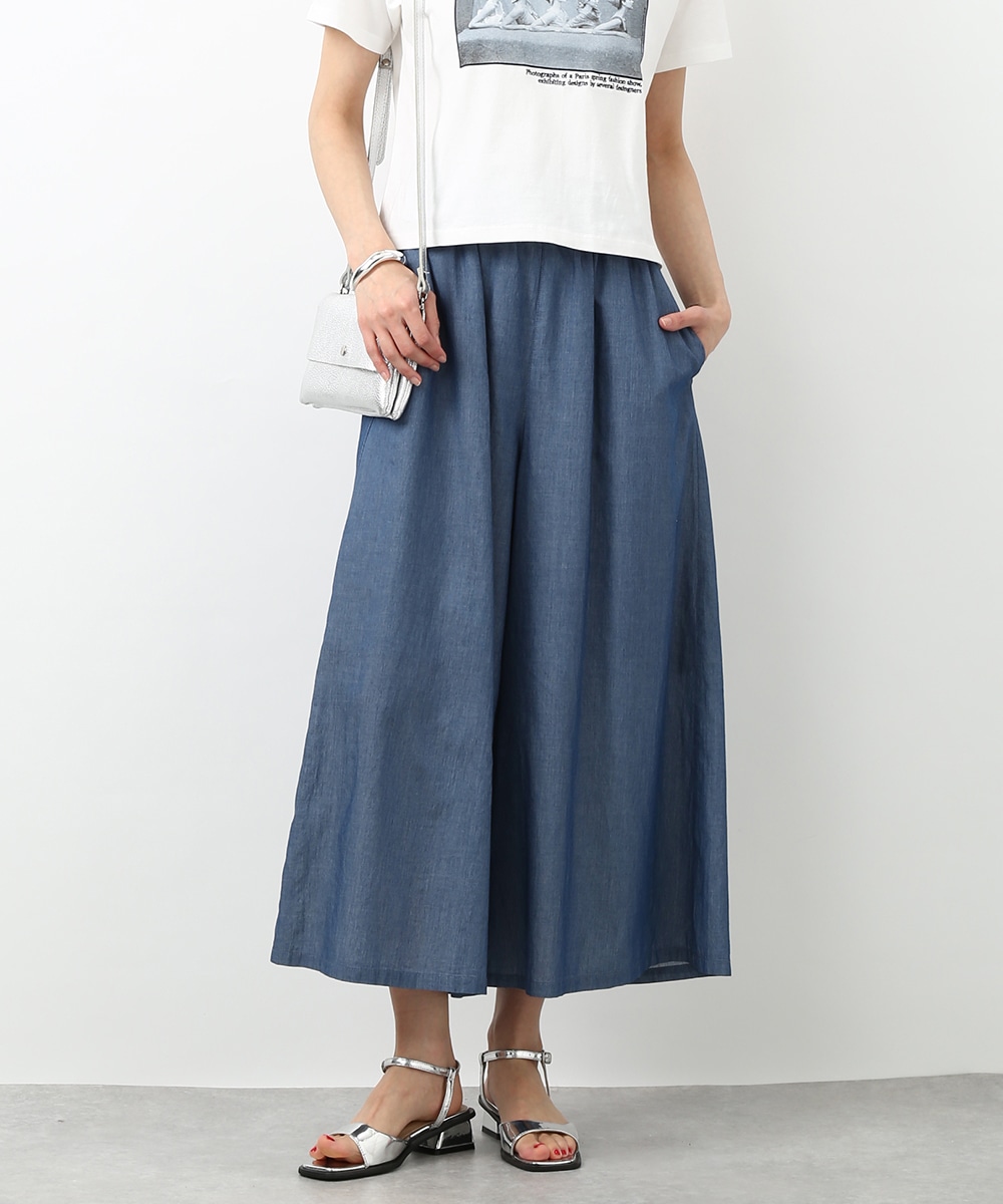 シアーデニムパンツ