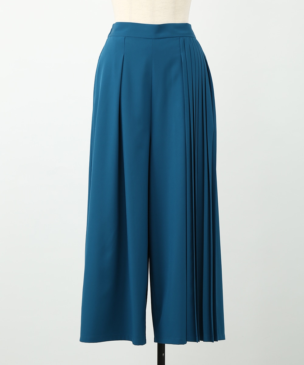 アシンメトリープリーツパンツ