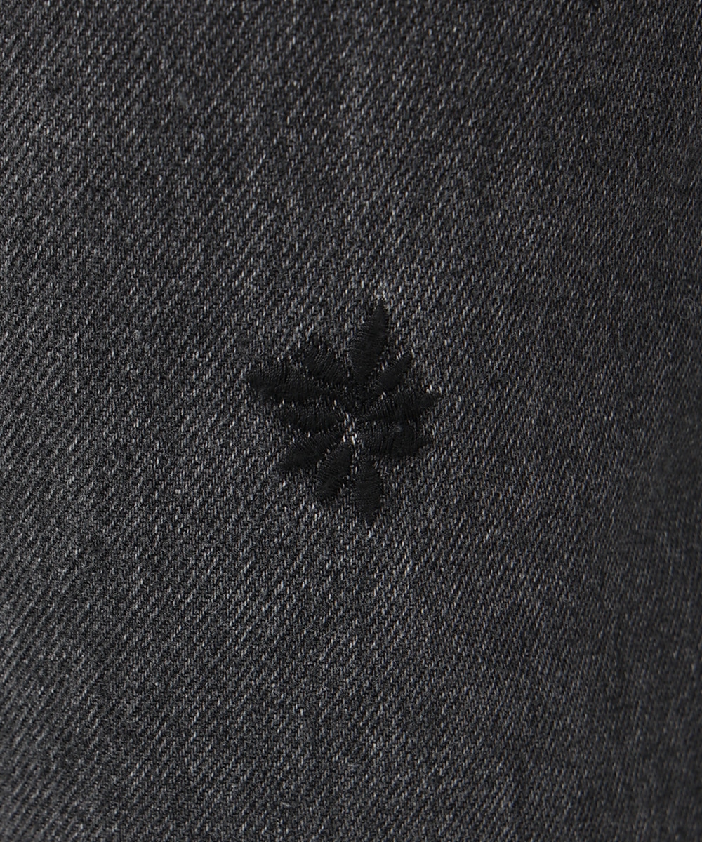 フラワー刺繍デニム