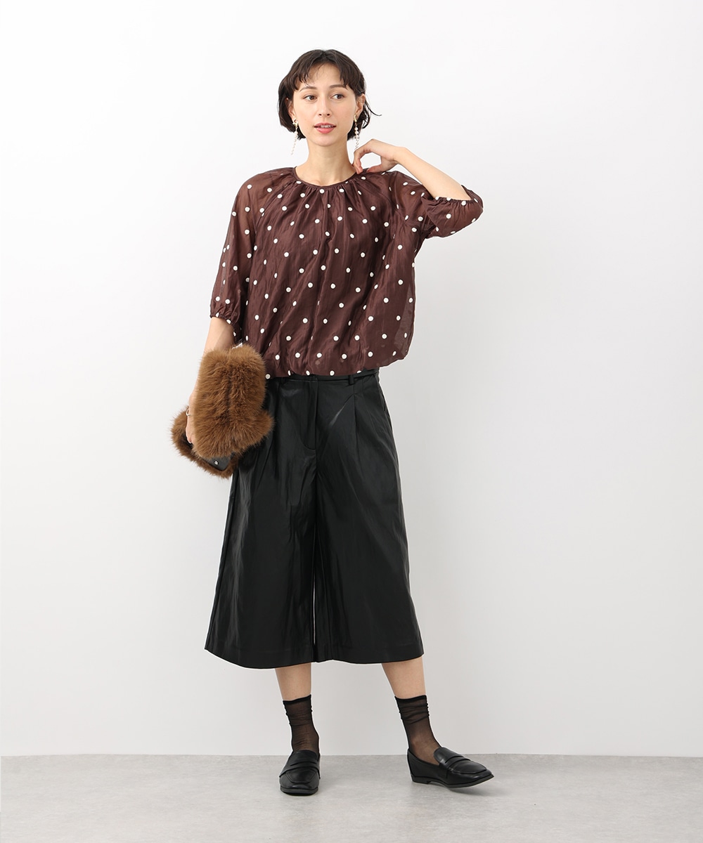 エコレザーハーフパンツ