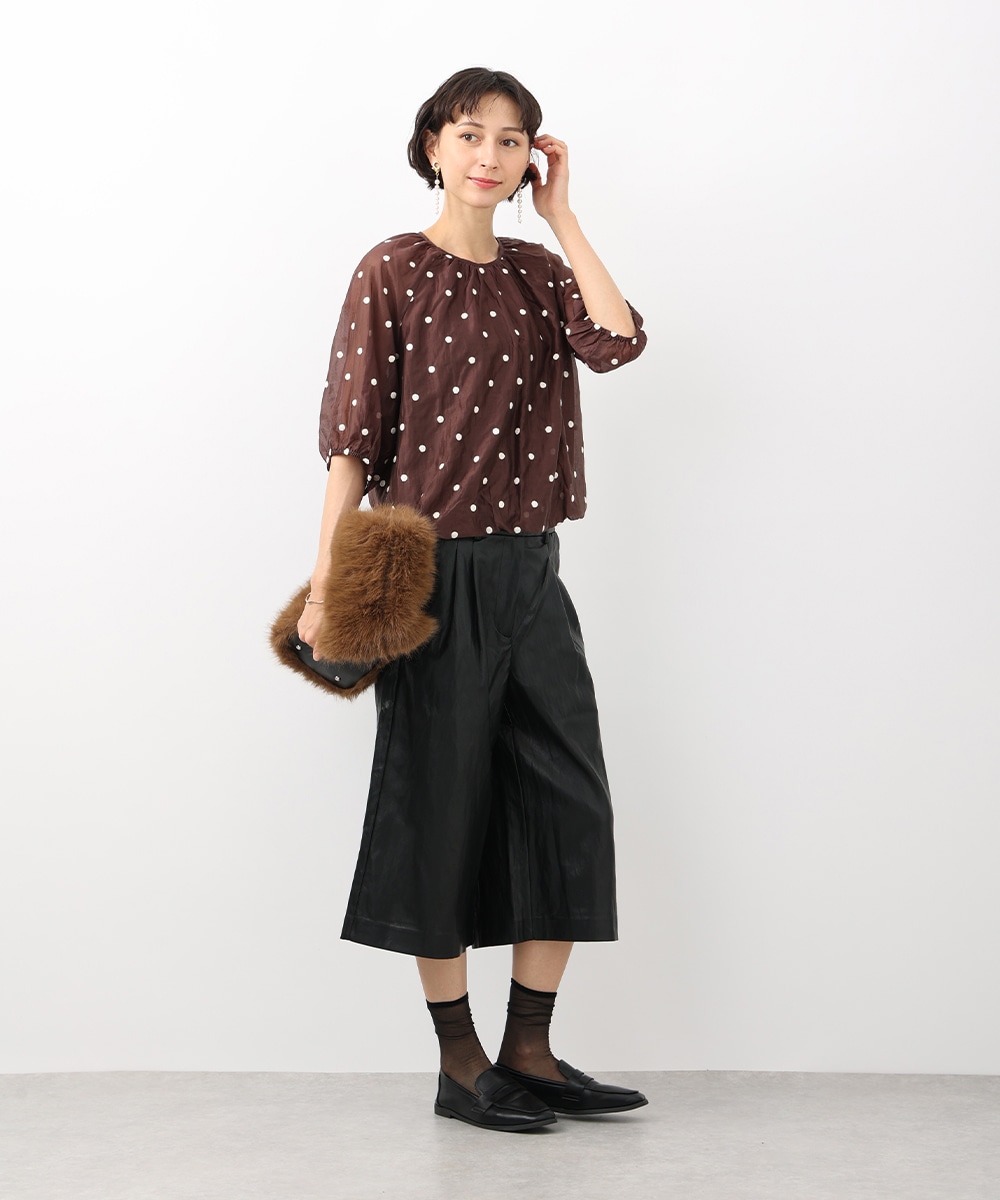 エコレザーハーフパンツ