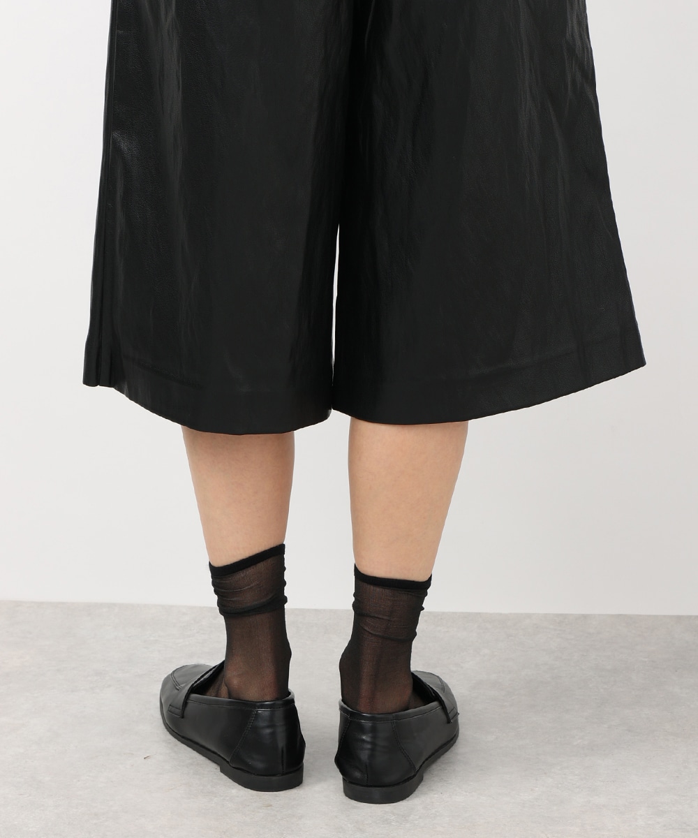 エコレザーハーフパンツ