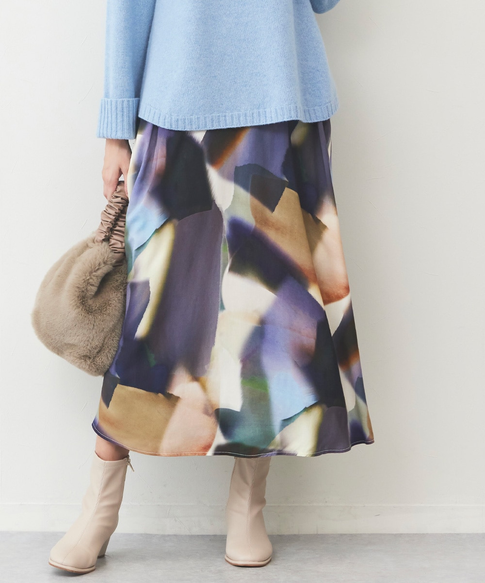 Luxe armoire capriceのマルチプリントスカート