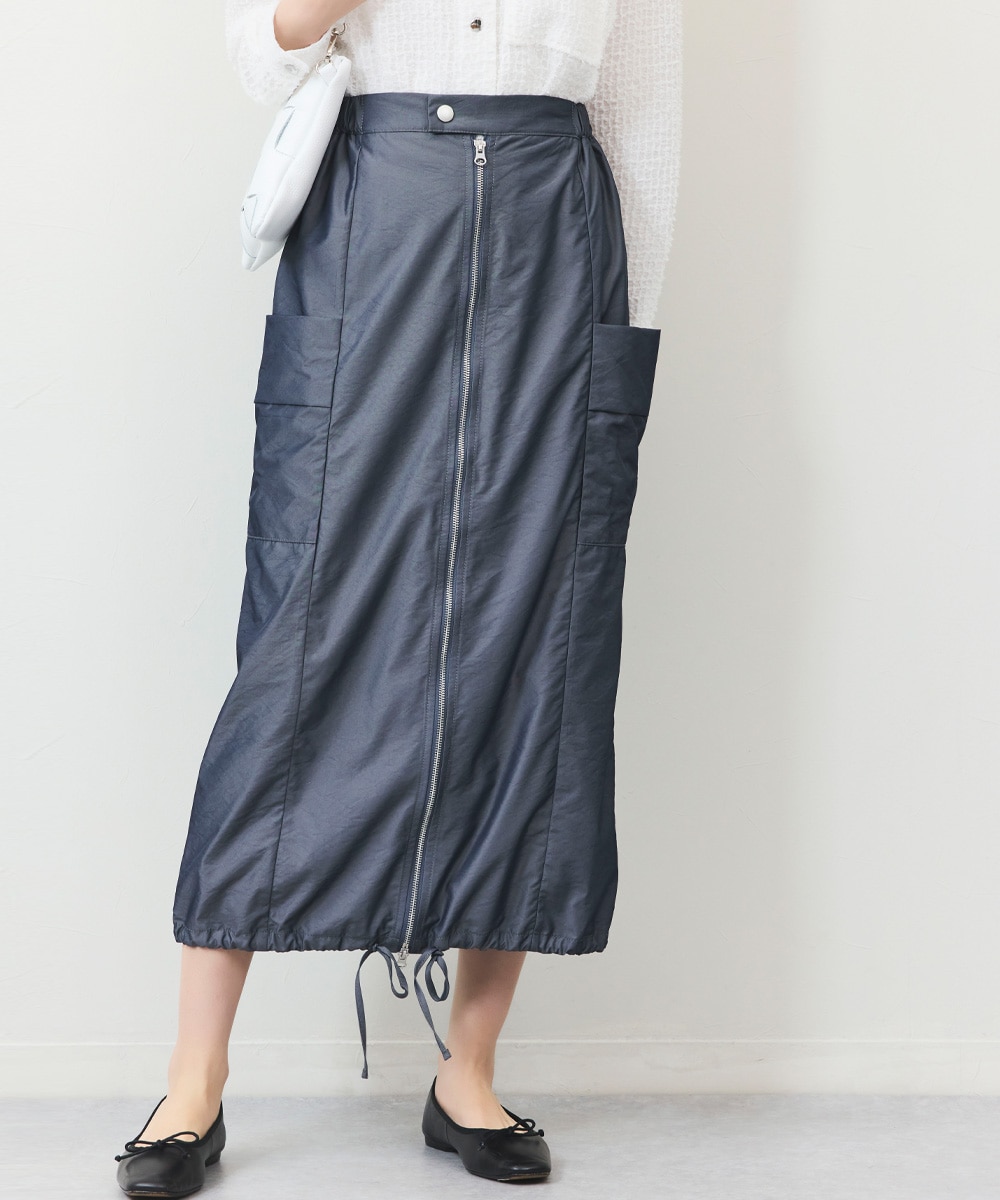 Luxe armoire capriceのジップアップカーゴスカート