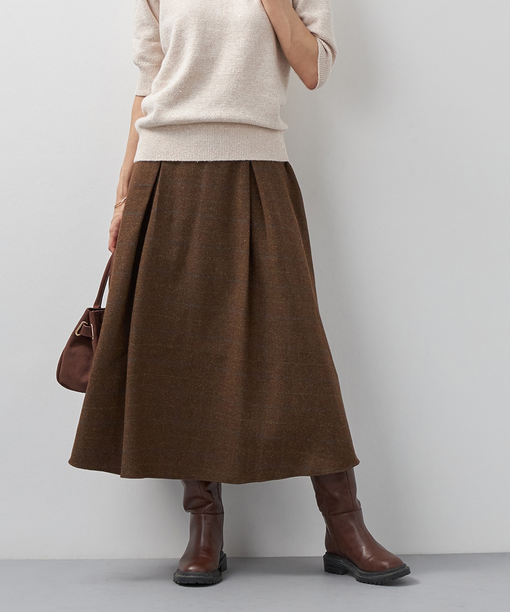  armoire capriceのチェックタックスカート