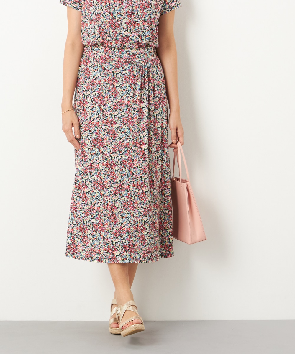  armoire capriceのプチフラワージャージスカート