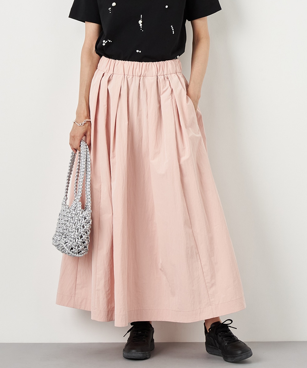  armoire capriceのタックロングスカート