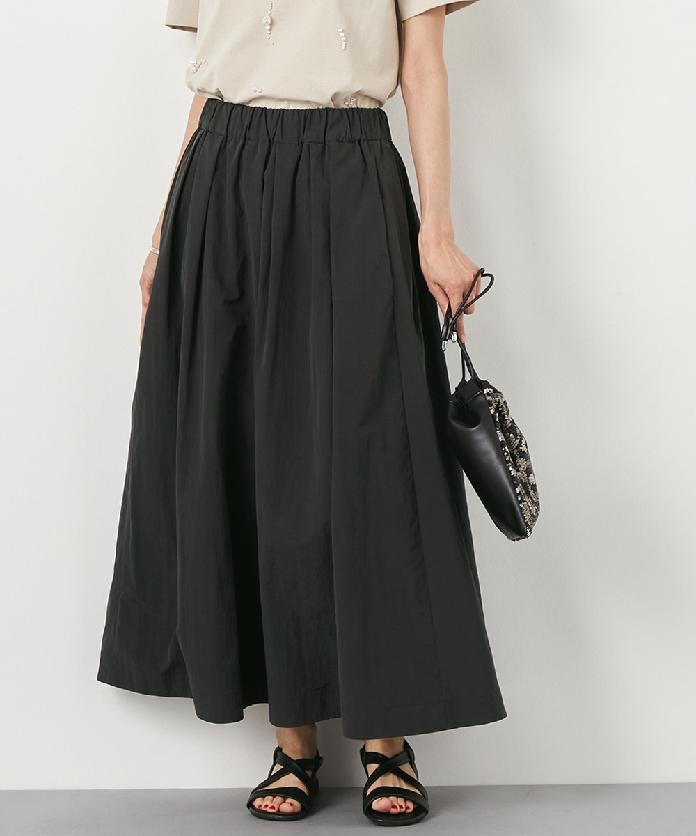 armoire capriceのタックロングスカート