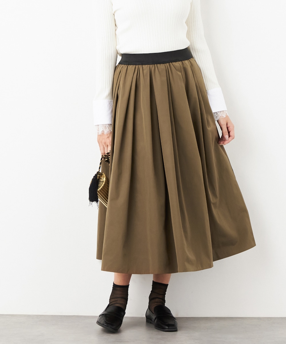  armoire capriceのタックボリュームスカート