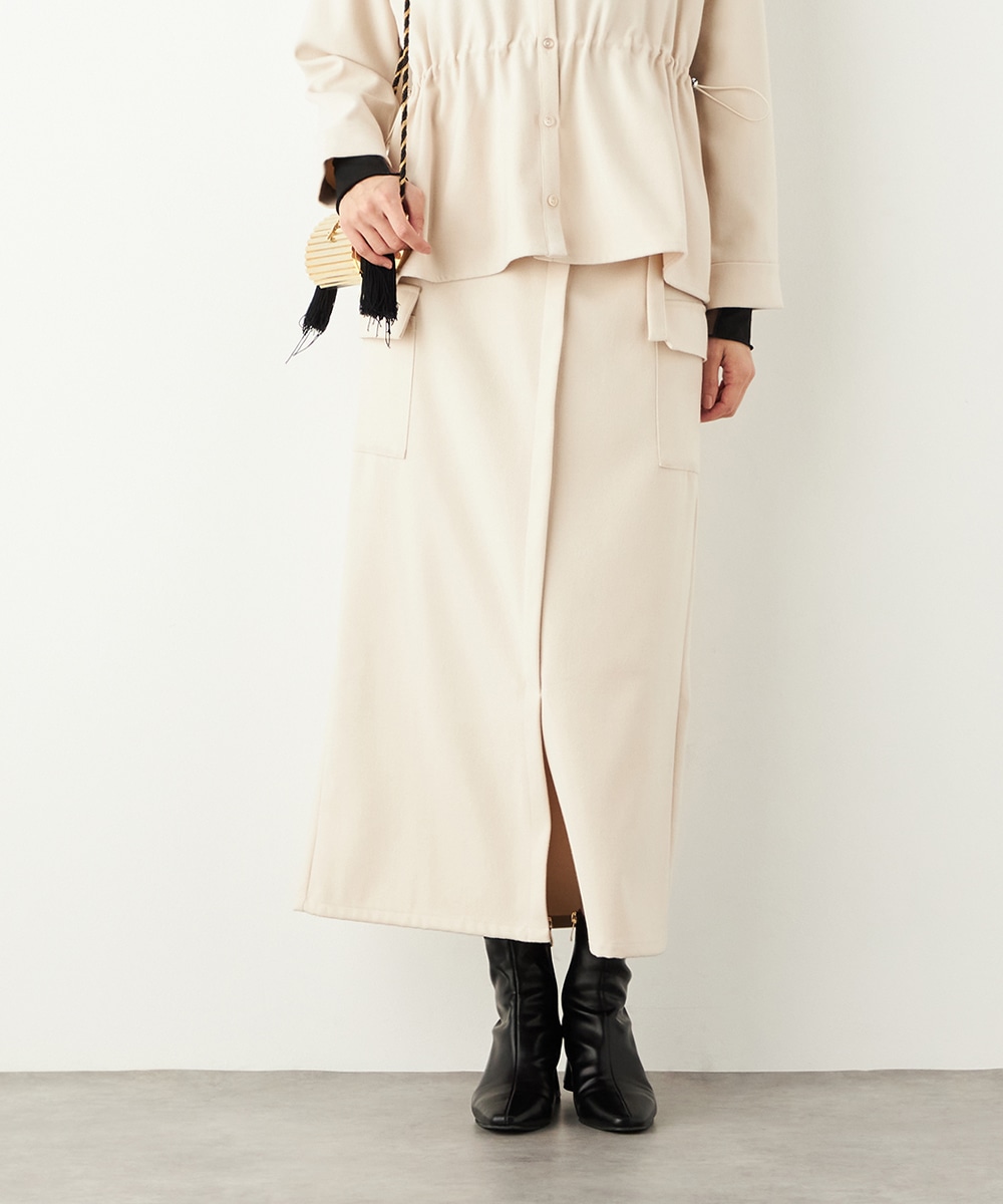 起毛カルゼスカート