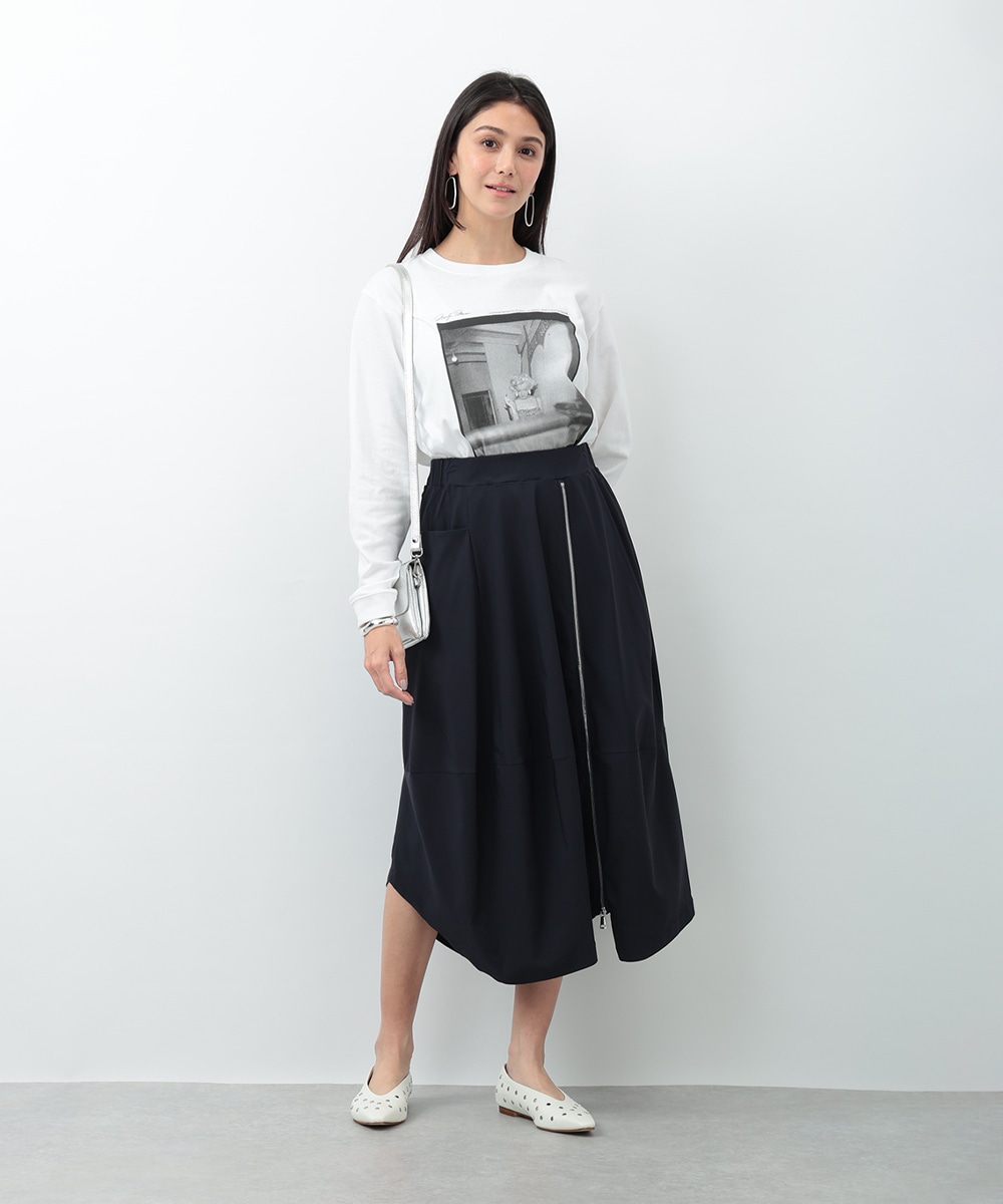 アシンメトリーデザインスカート