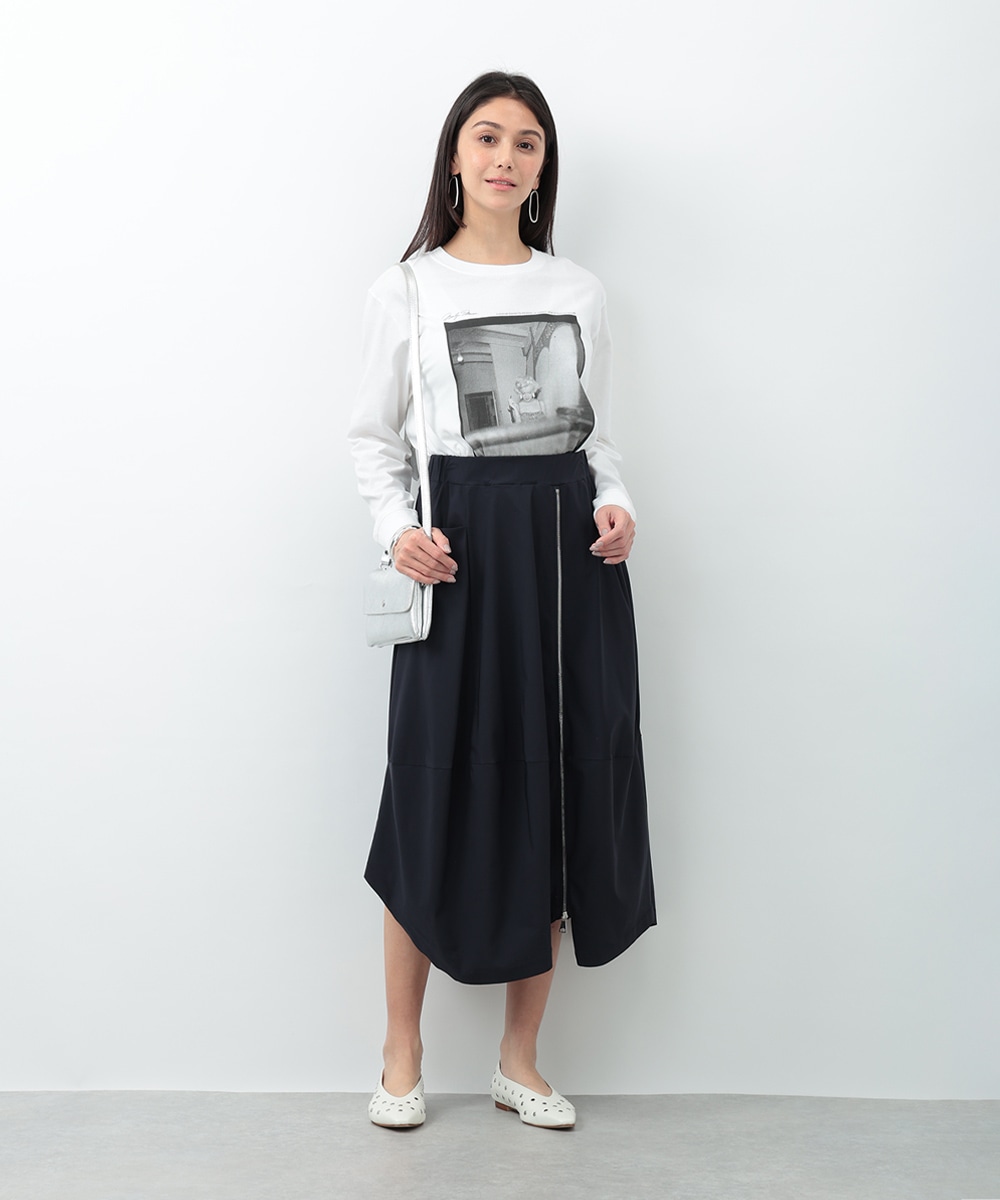 アシンメトリーデザインスカート