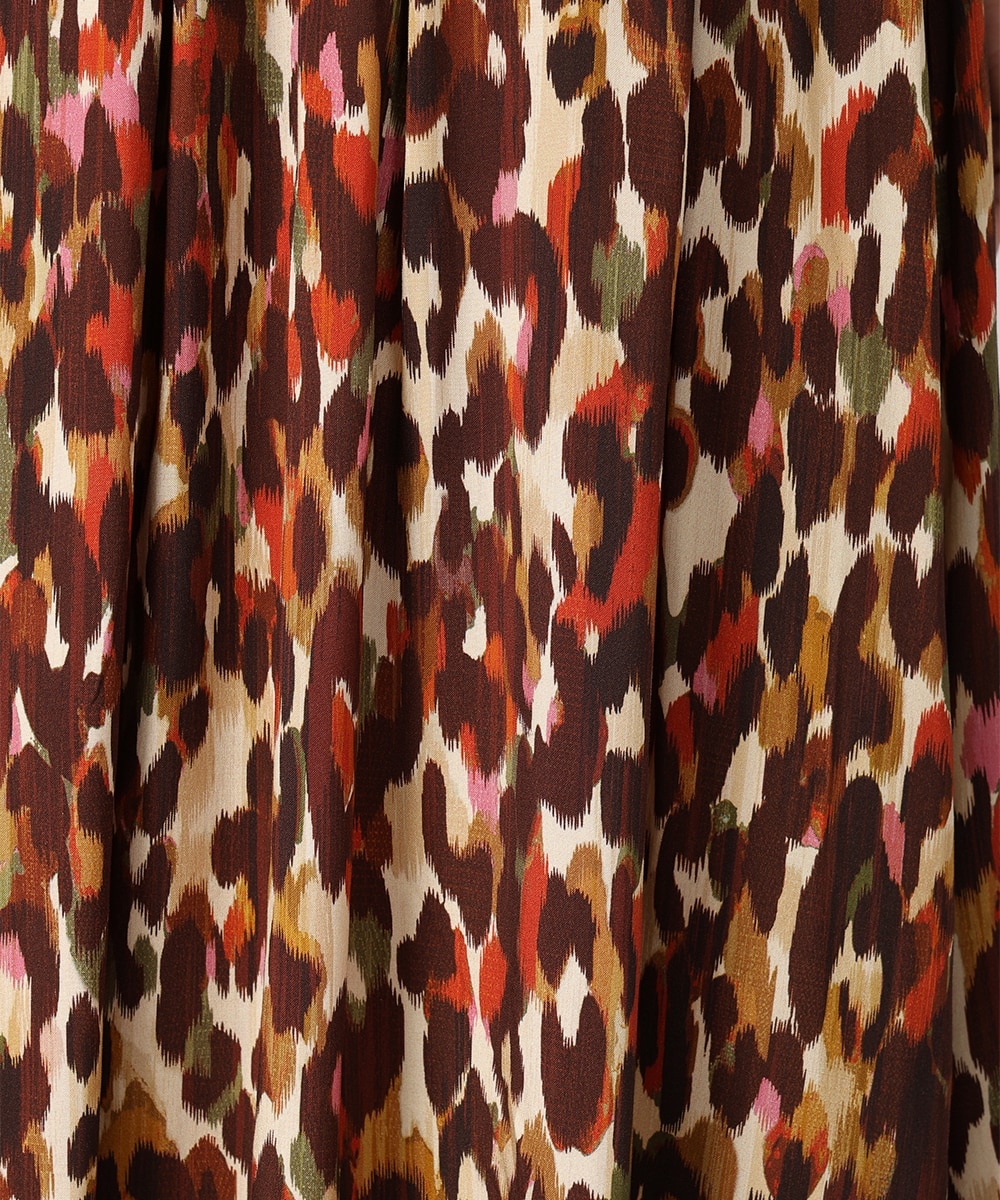 ぼかしアニマルプリントスカート