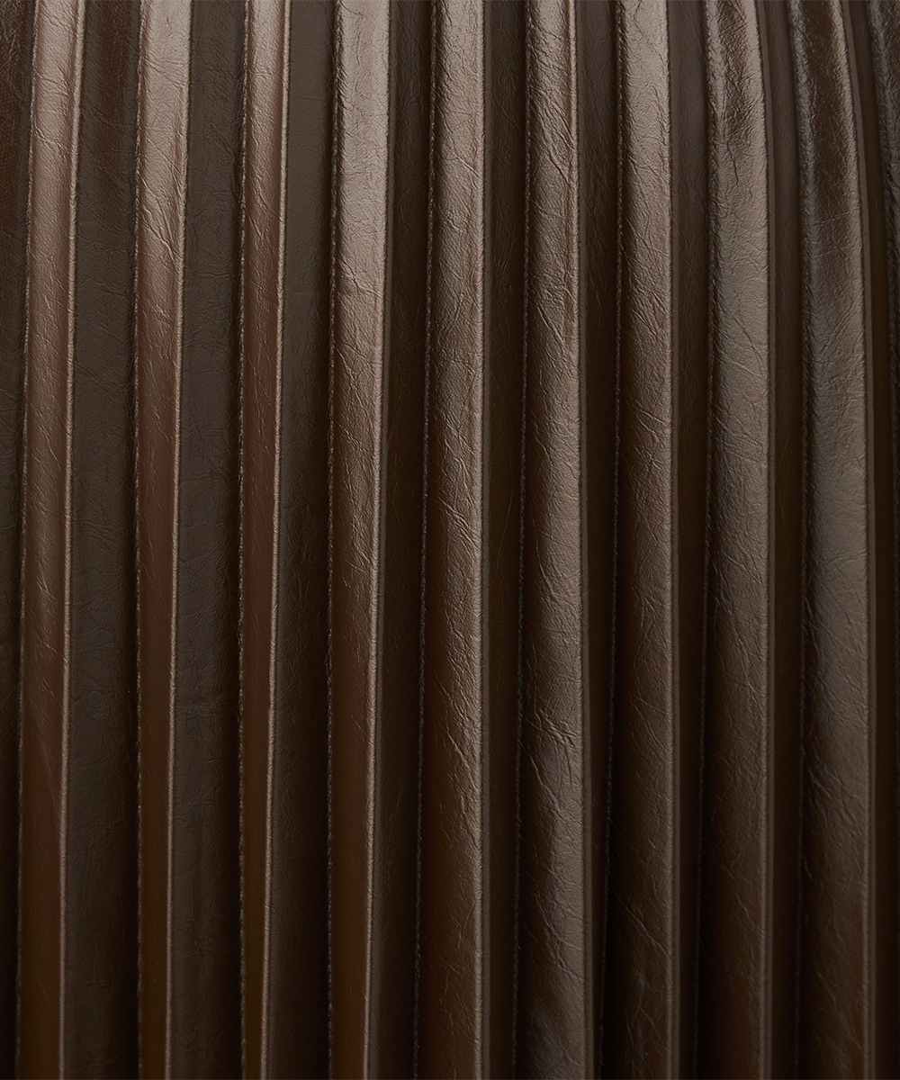 エコレザープリーツスカート