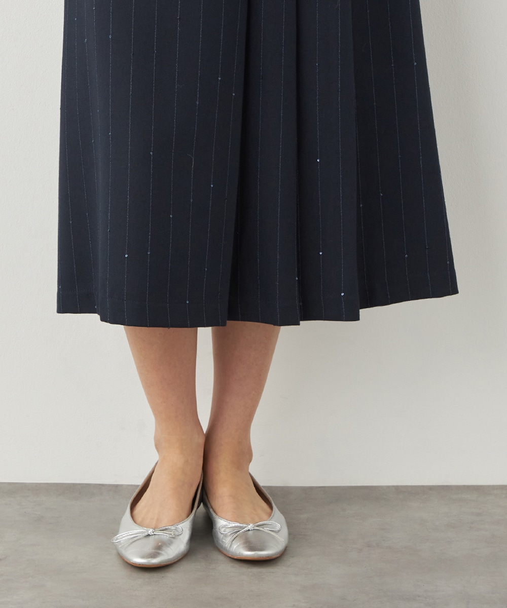 アシンメトリープリーツスカート