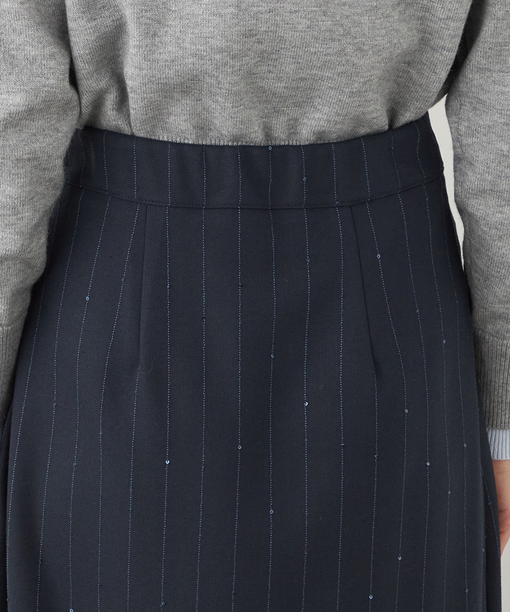 アシンメトリープリーツスカート