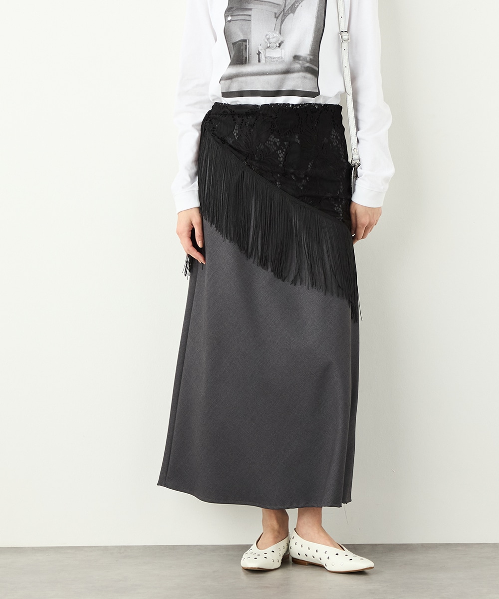 レースフレアスカート