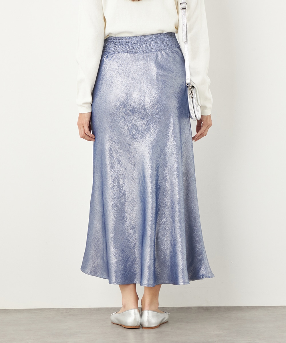 光沢マーメイドスカート