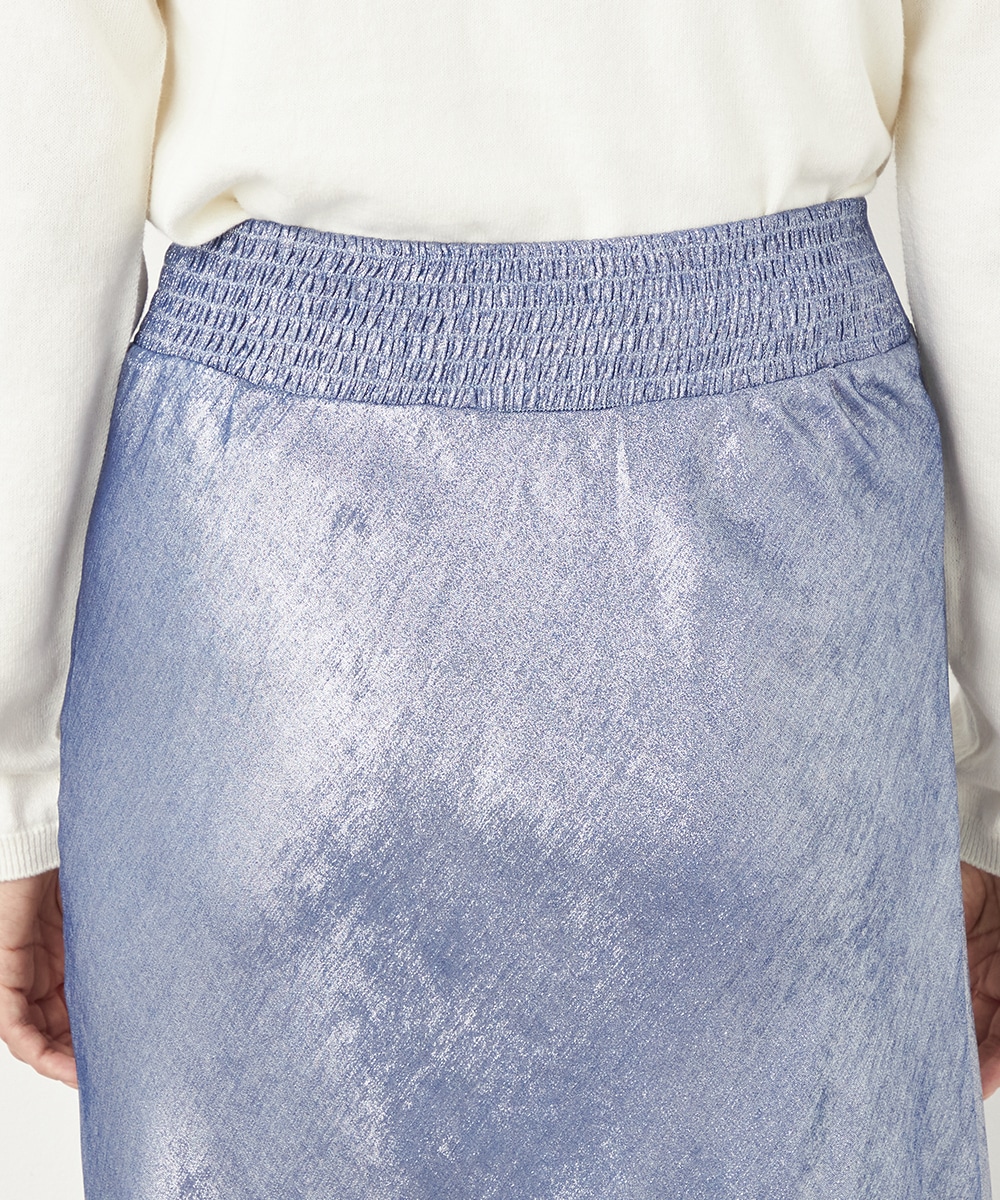 光沢マーメイドスカート