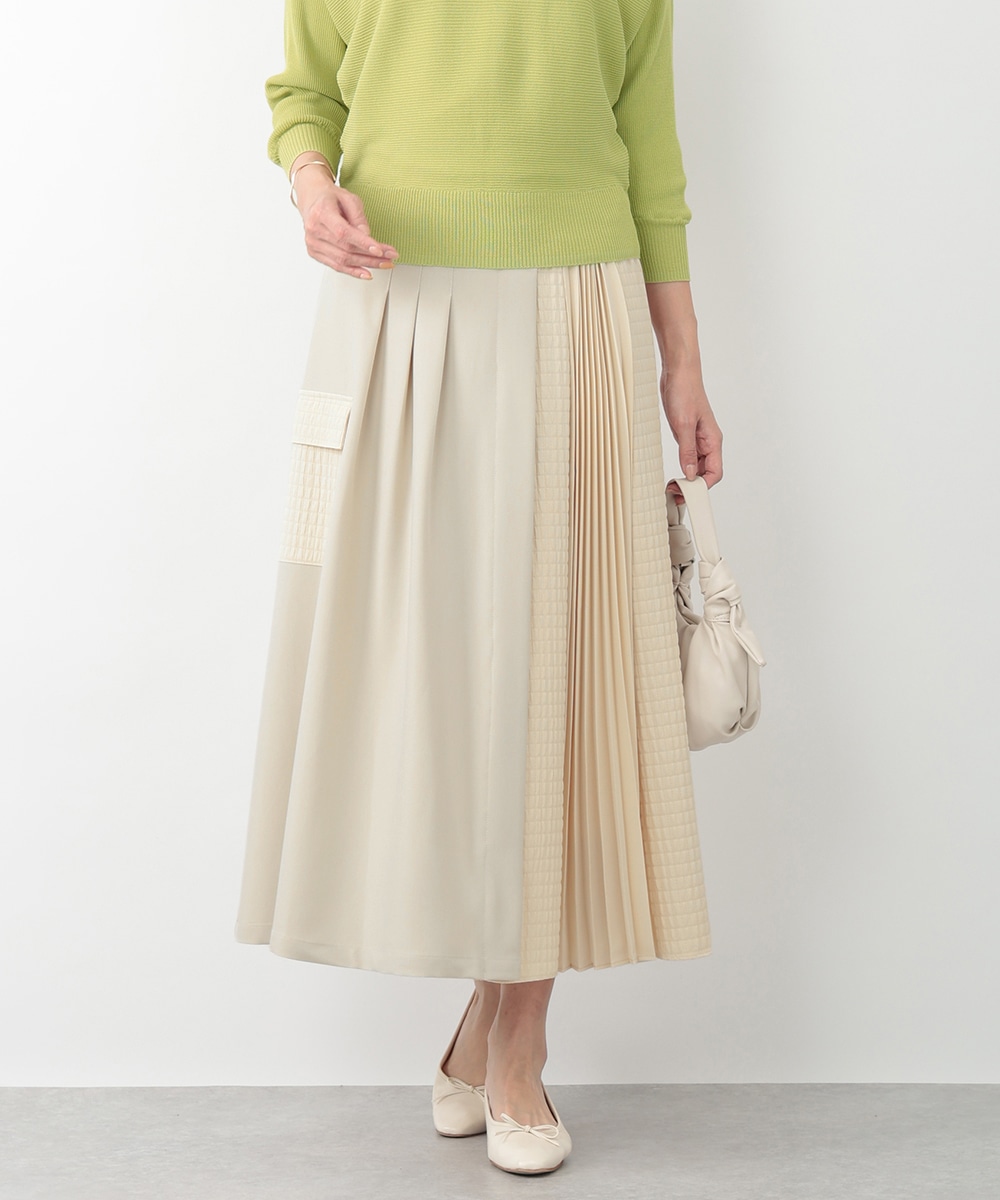 アシメプリーツスカート