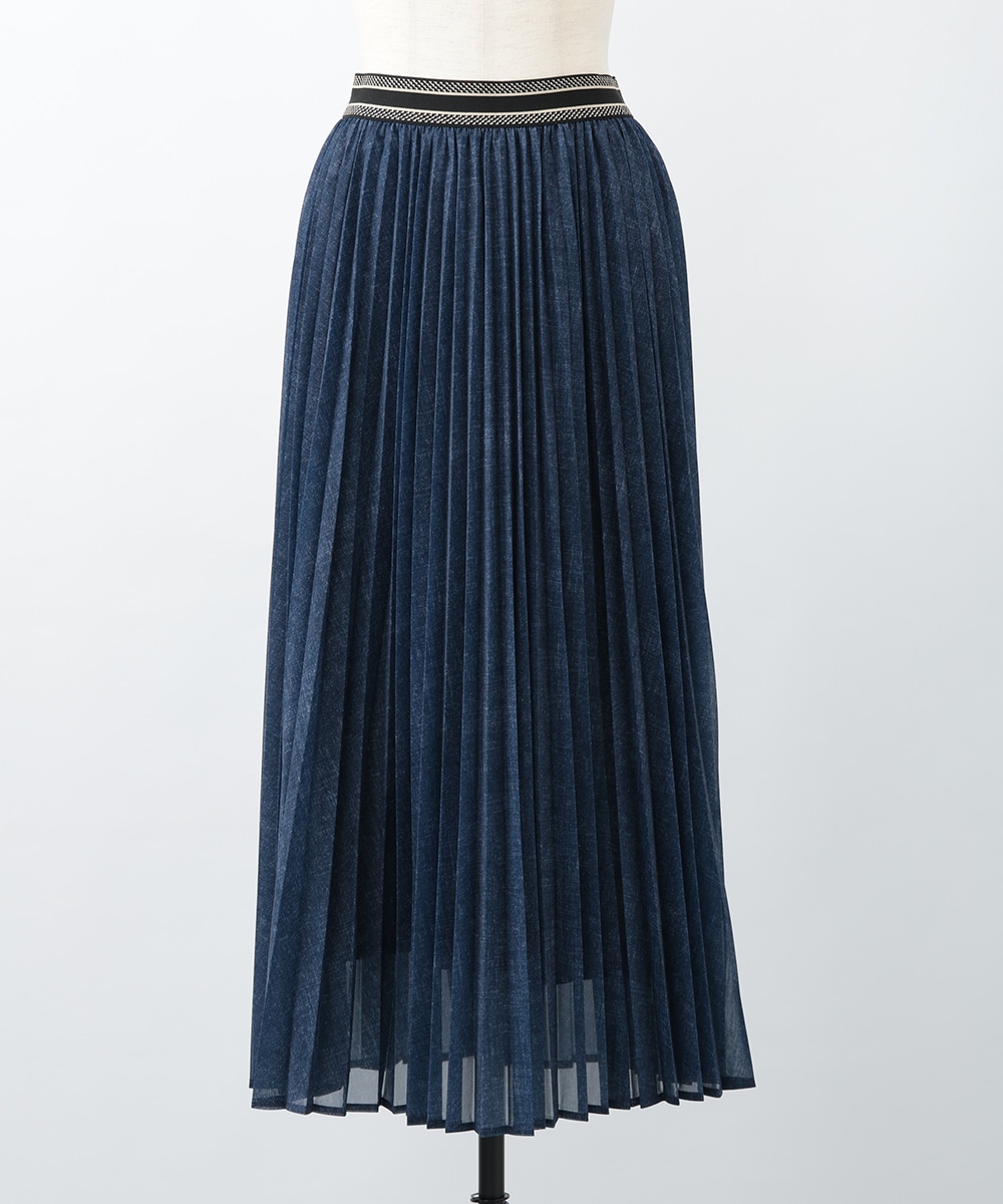 シアーデニムスカート