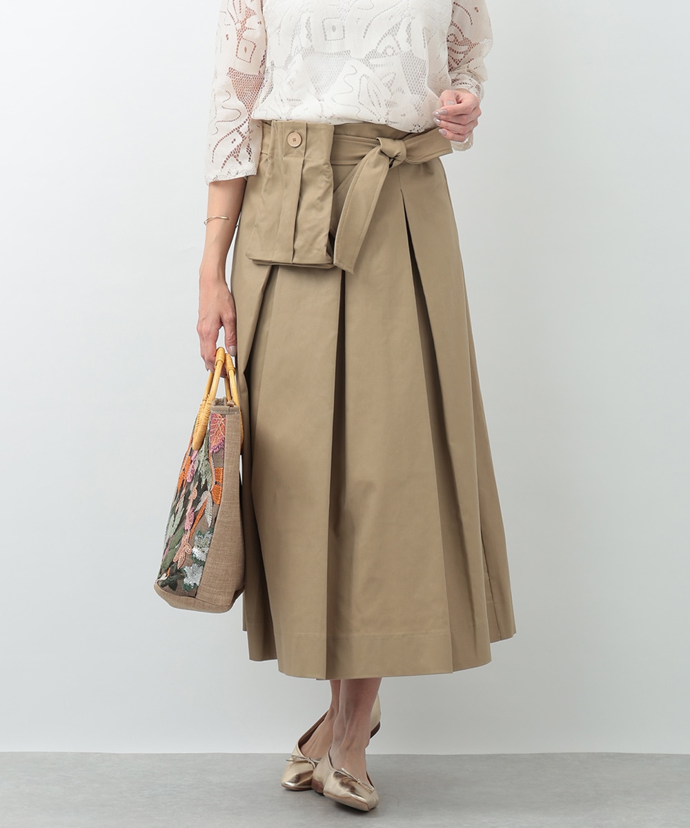 ポケットベルトタックスカート