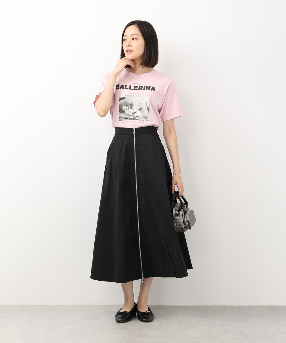 フロントZIPスカート