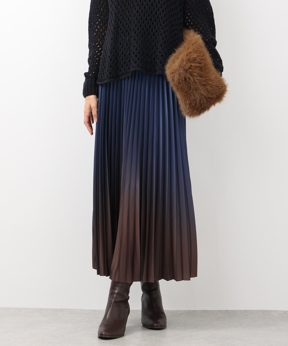  armoire capriceのグラデーションプリーツスカート