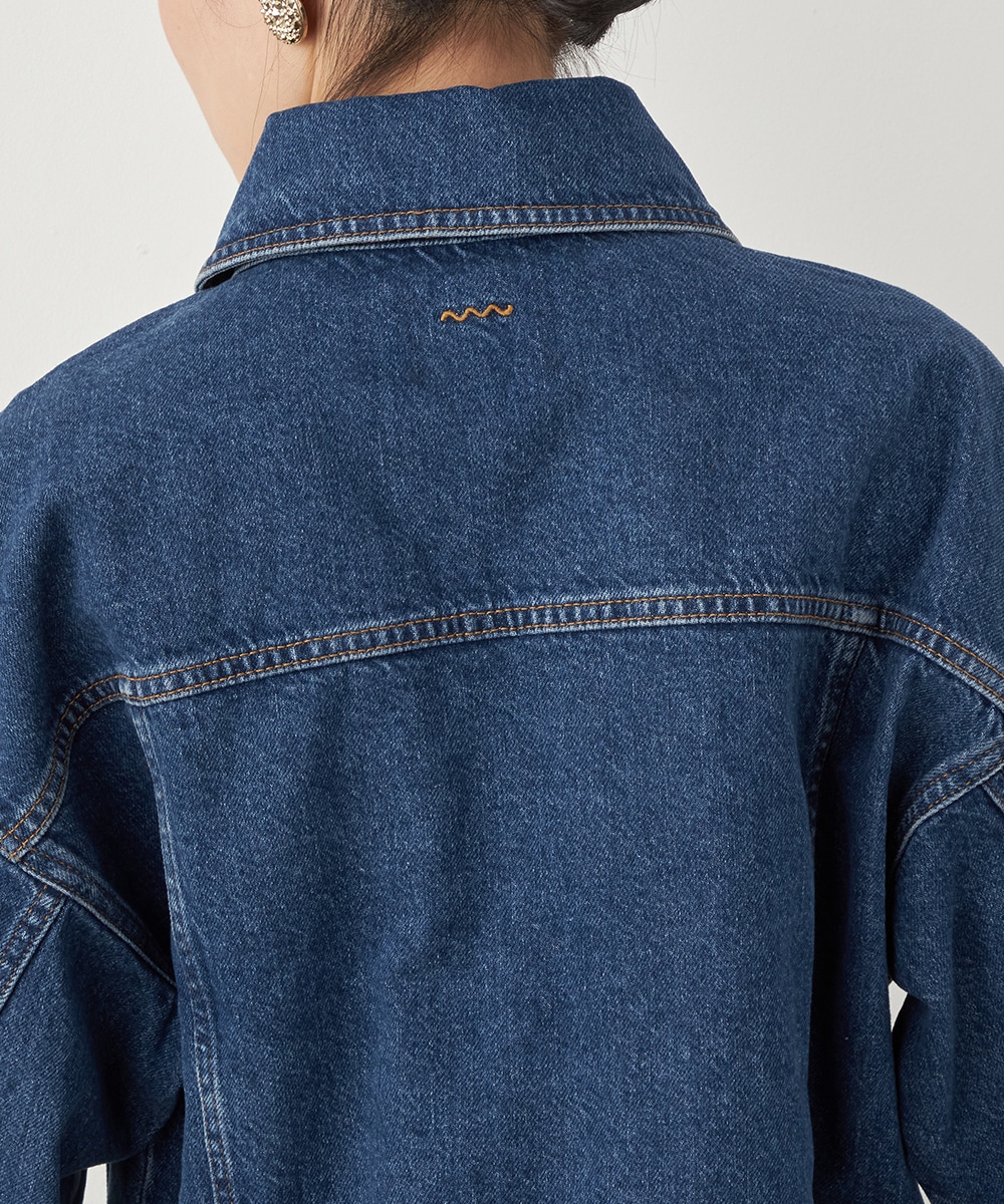 ポケットデザインデニムジャケット
