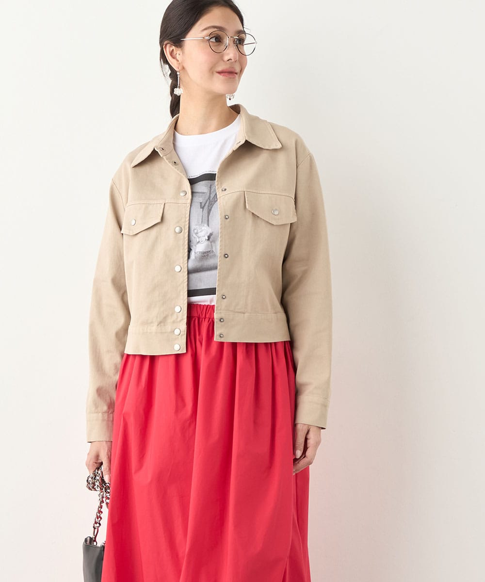 カラーデニムジャケット