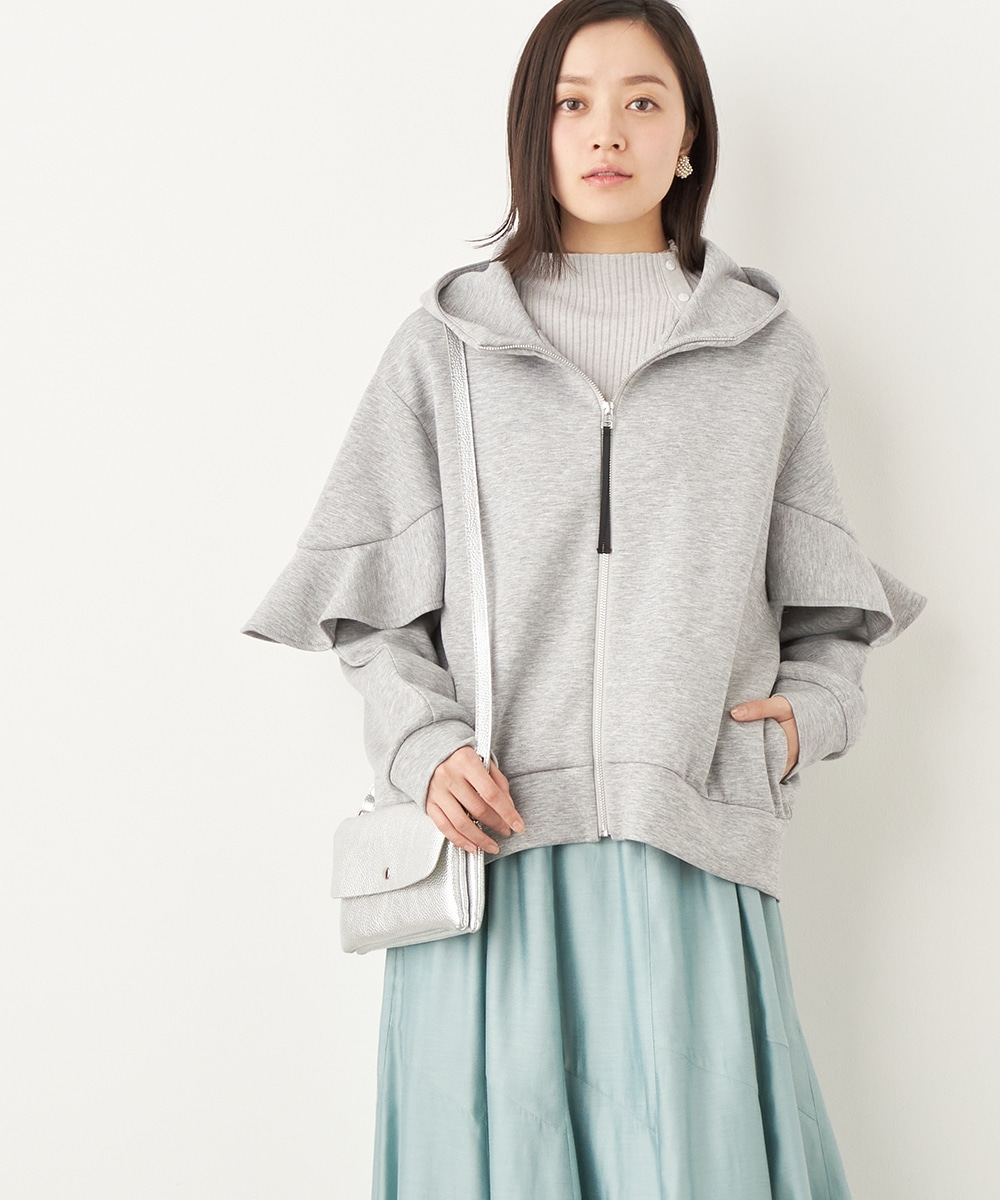  armoire capriceの袖フリルダンボールブルゾン