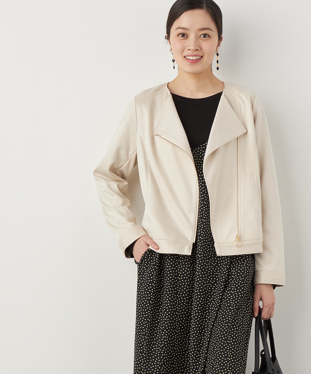 ライトスウェードブルゾン