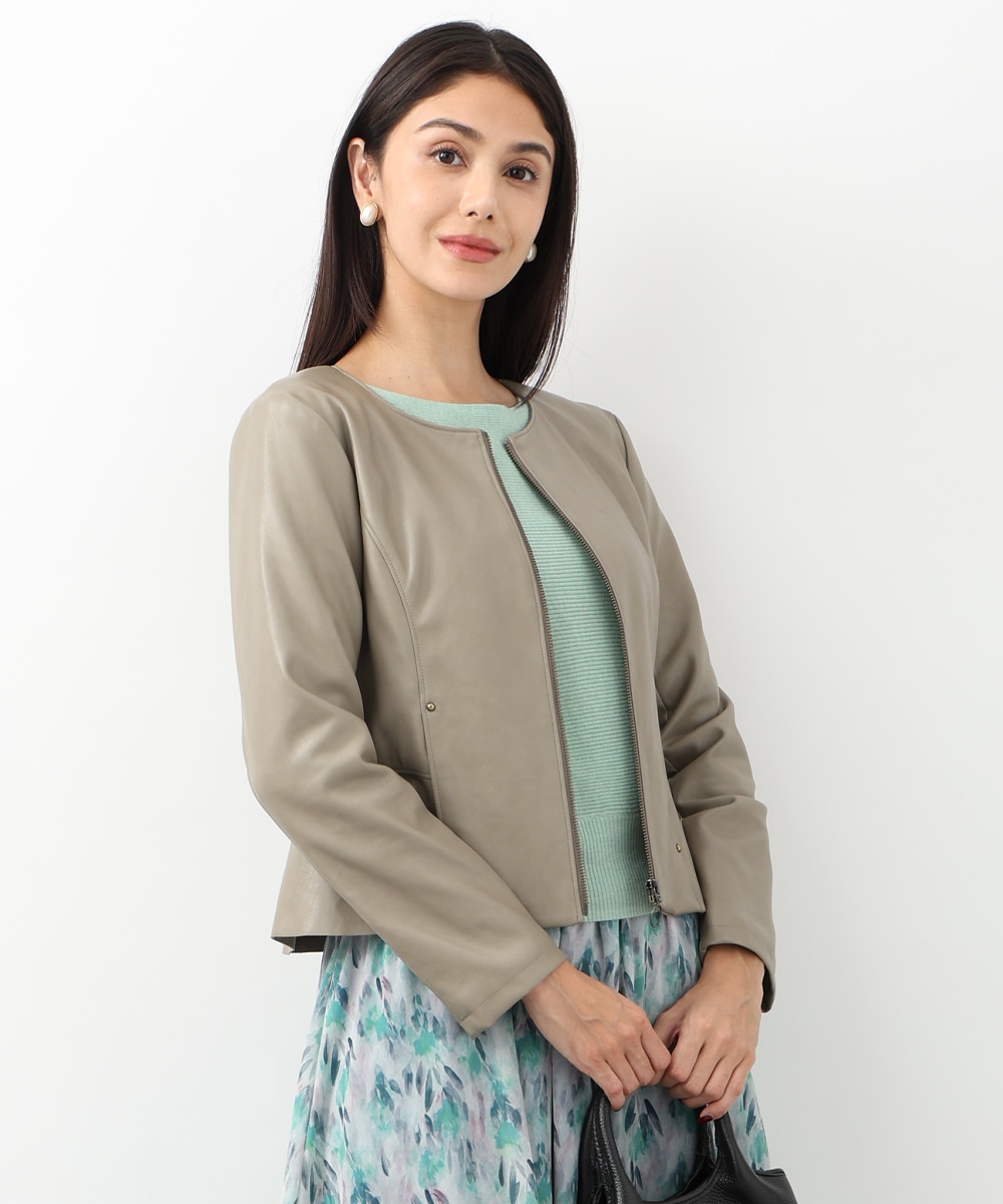 Luxe armoire capriceの合皮ブルゾン