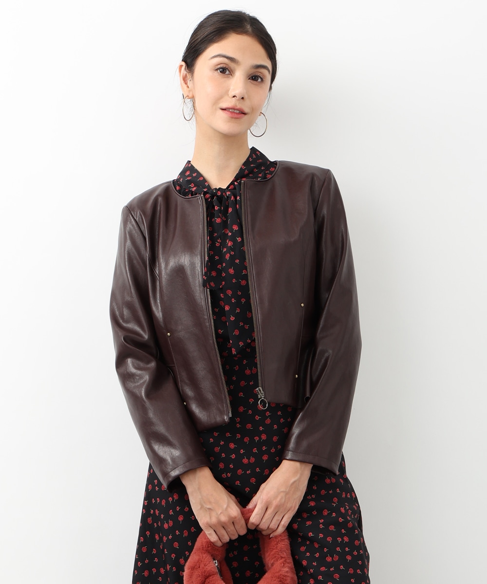 Luxe armoire capriceの合皮ブルゾン