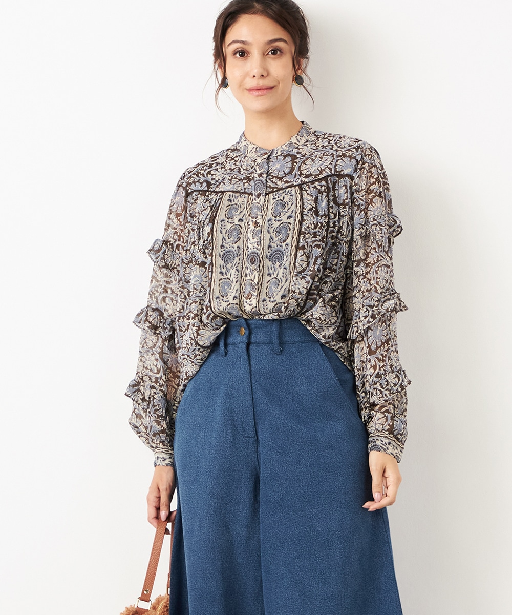  armoire capriceのオーキッドブラウス