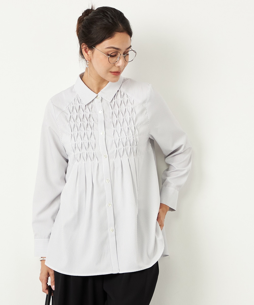 スモッキングシャツ