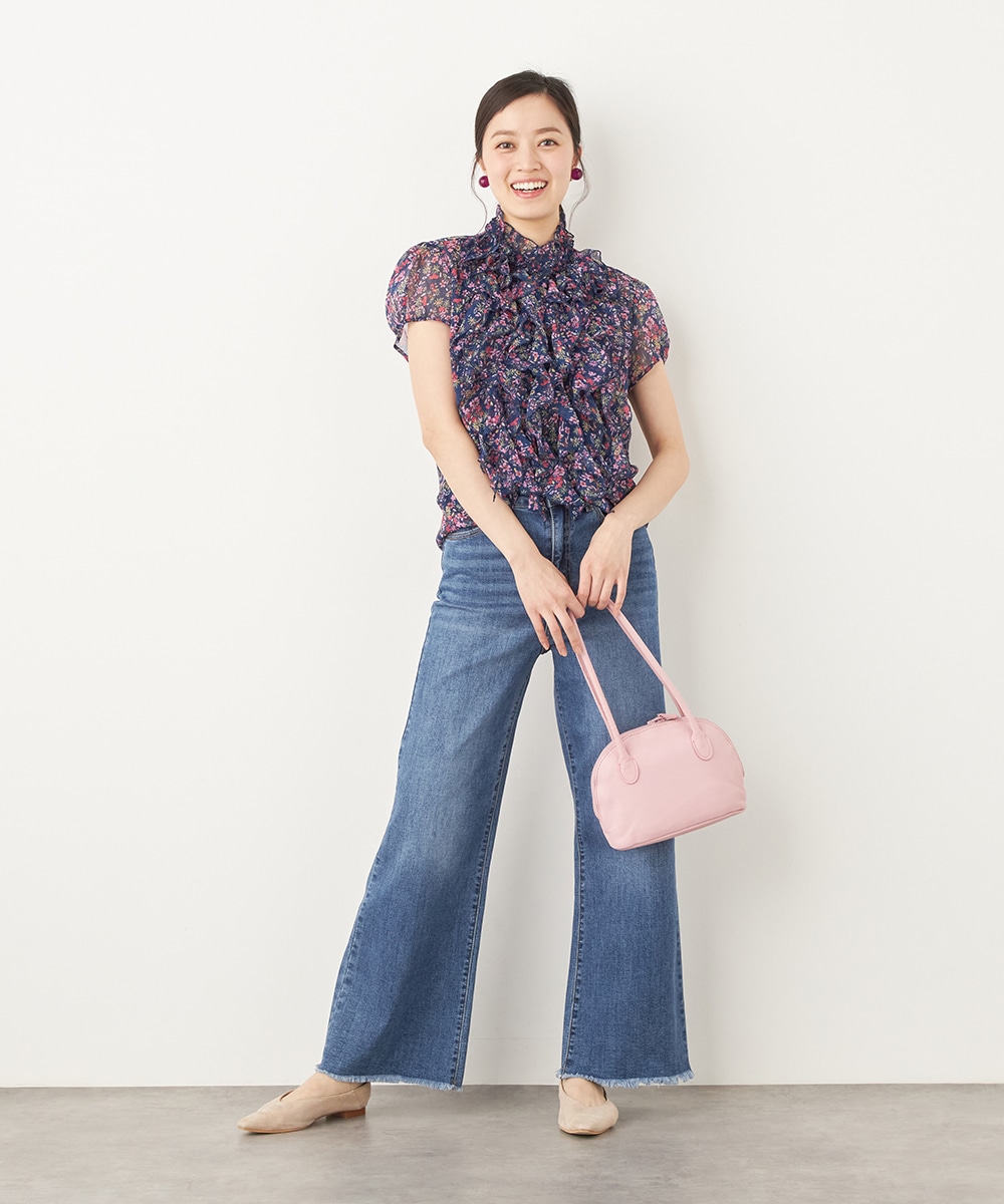 ラッフルフリルブラウス