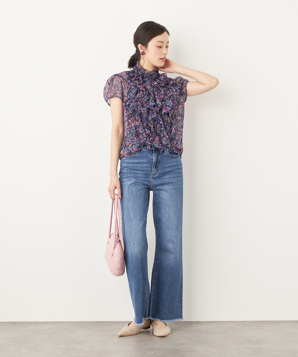 ラッフルフリルブラウス