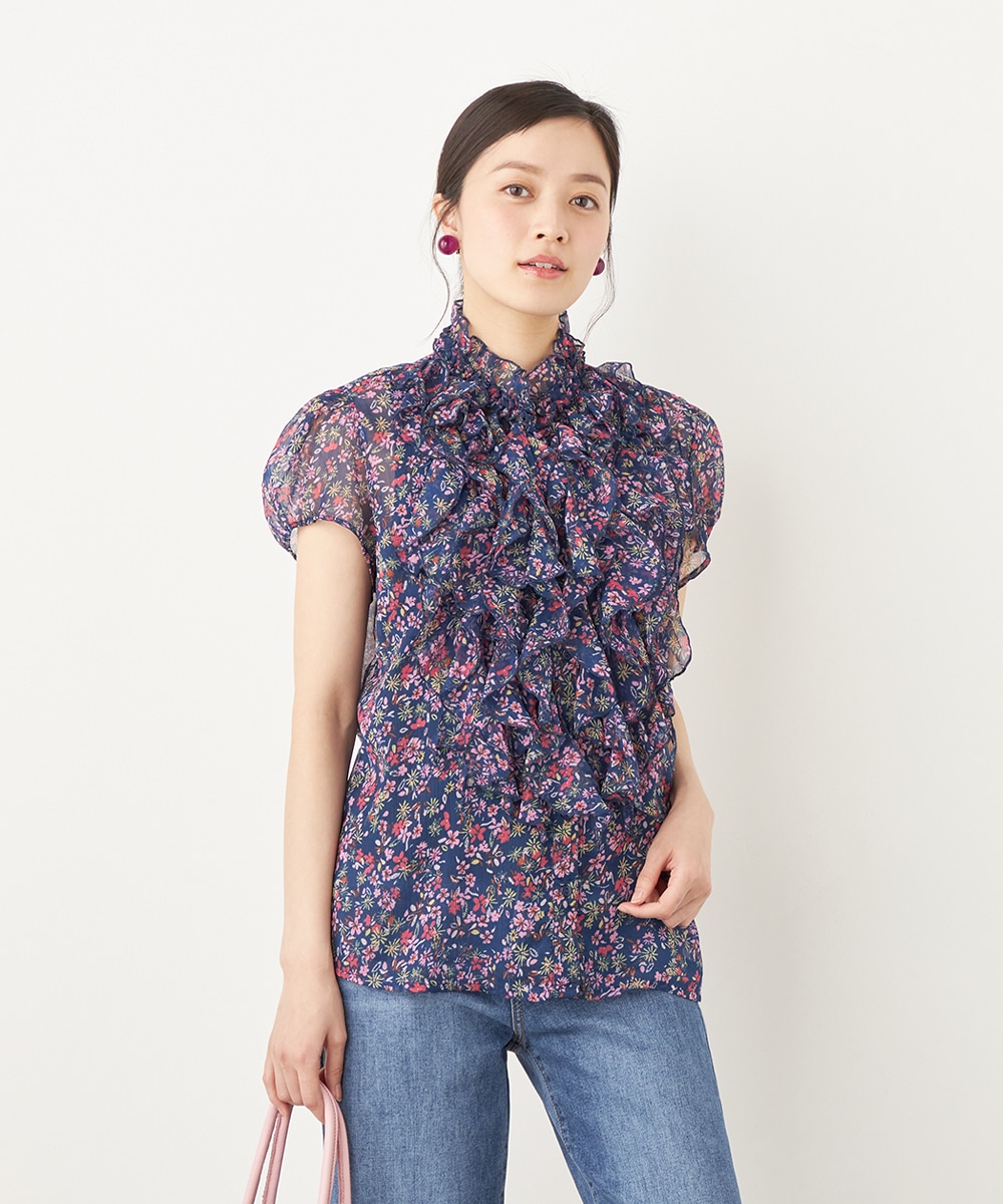 ラッフルフリルブラウス