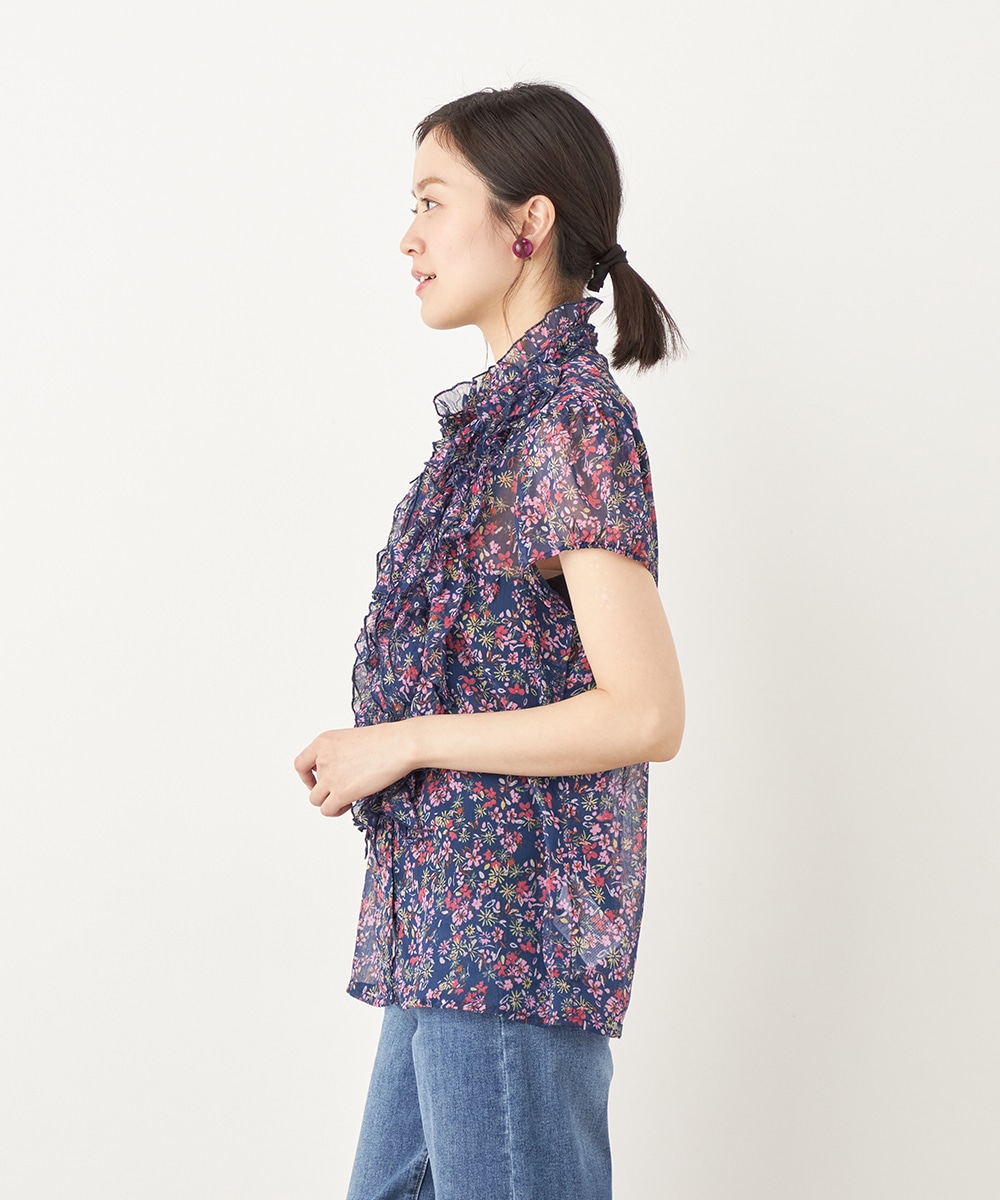 ラッフルフリルブラウス