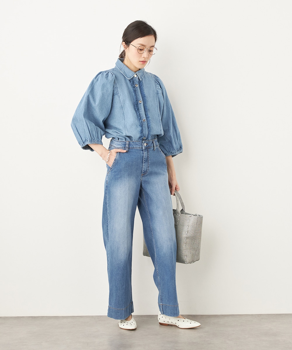 ボリュームスリーブブラウス