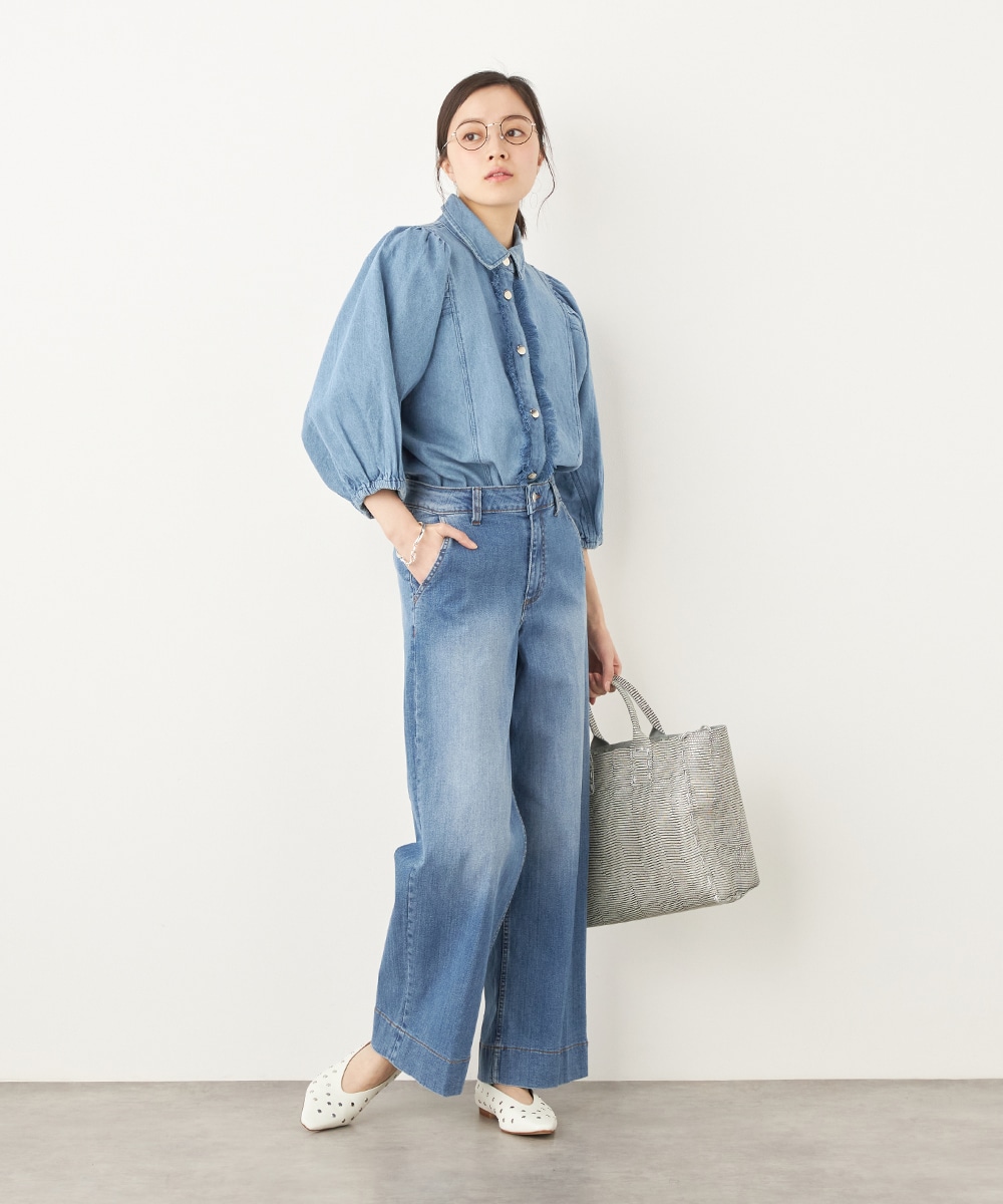 ボリュームスリーブブラウス