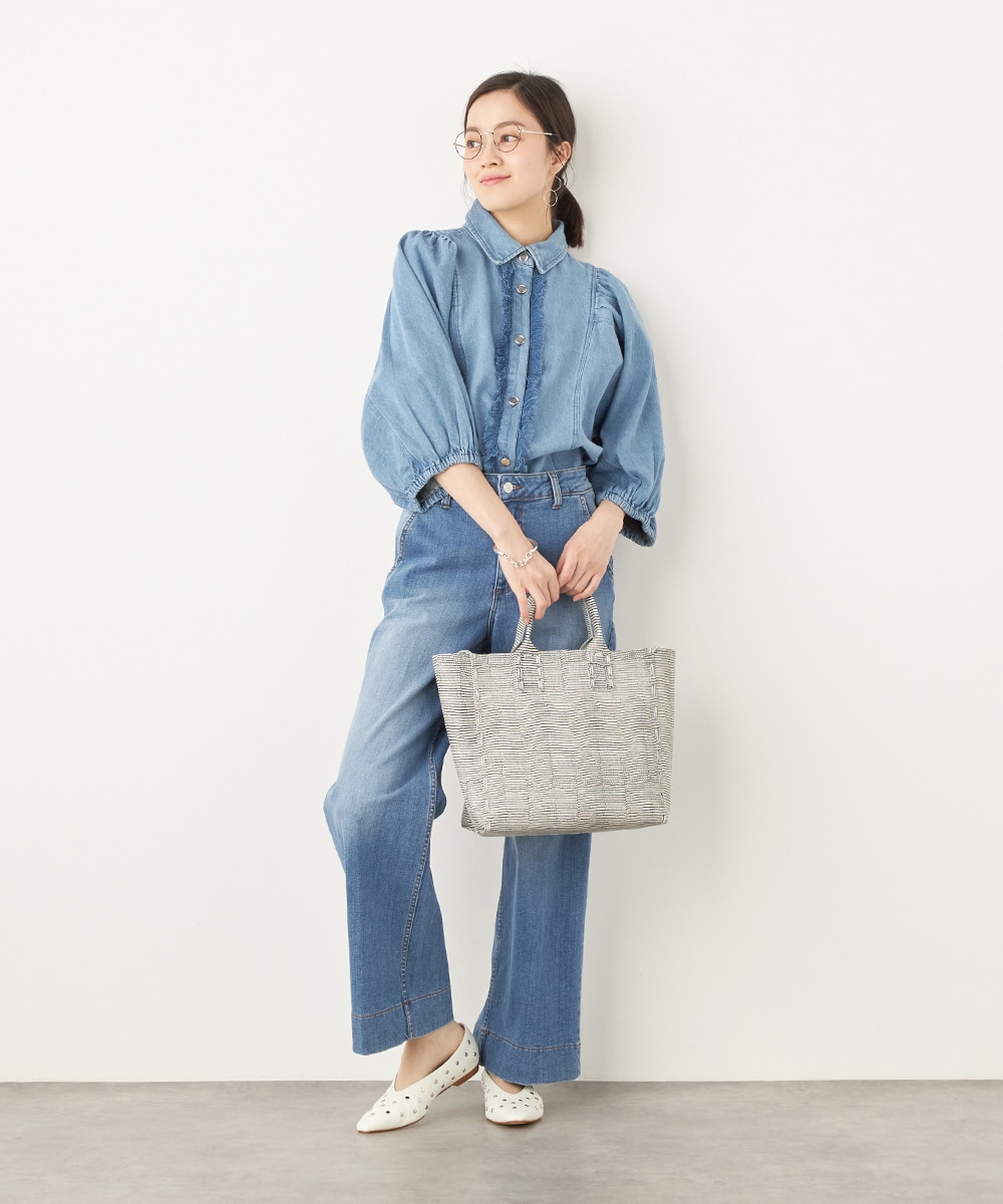 ボリュームスリーブブラウス