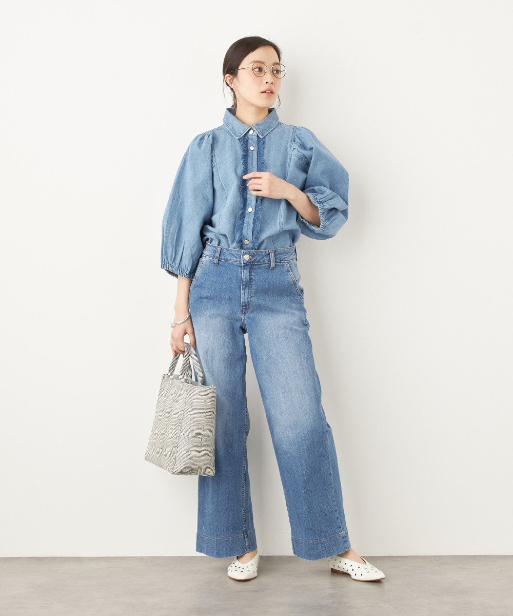 ボリュームスリーブブラウス