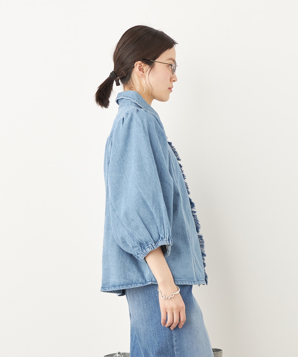 ボリュームスリーブブラウス