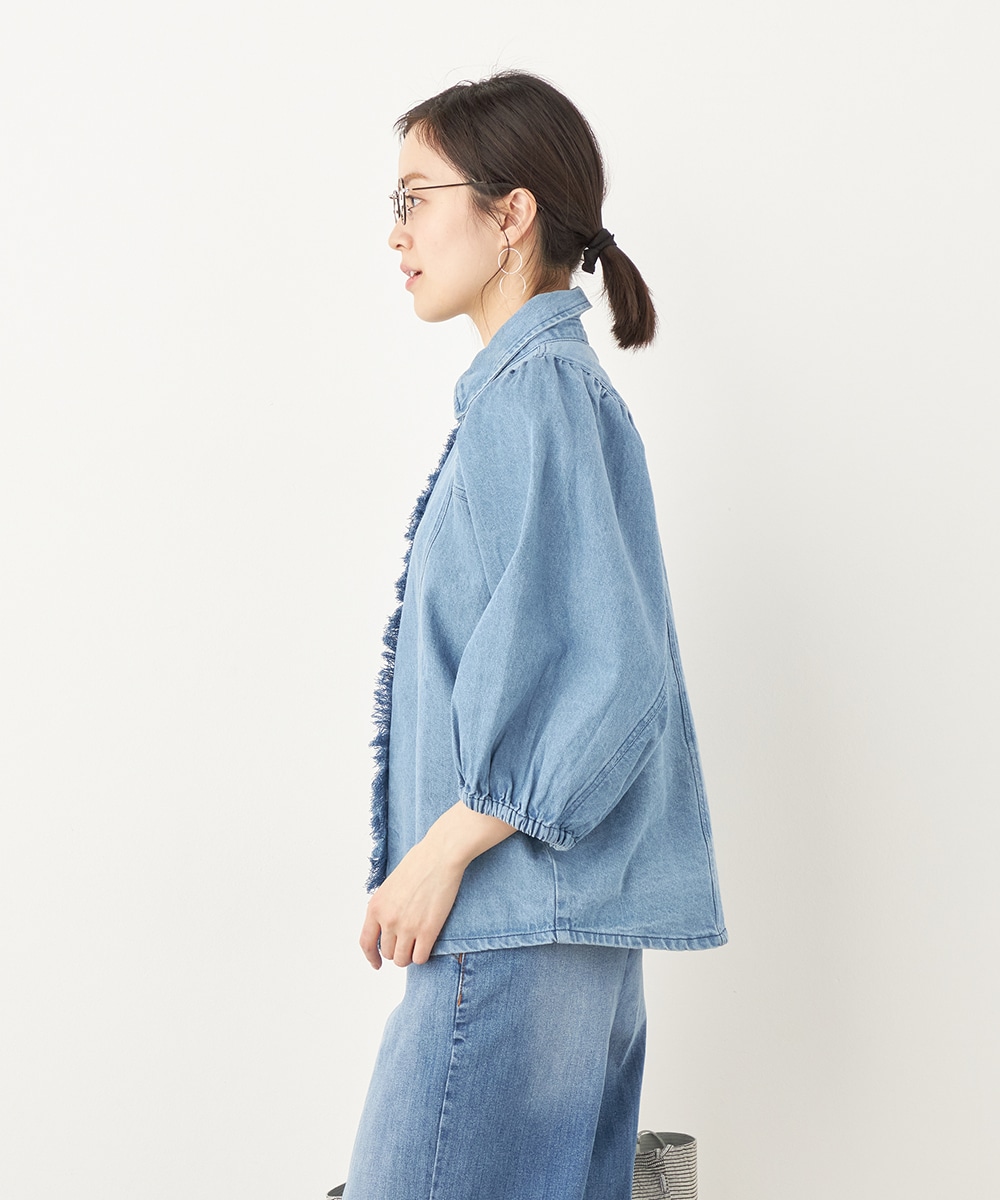 ボリュームスリーブブラウス