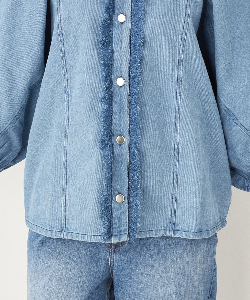 ボリュームスリーブブラウス