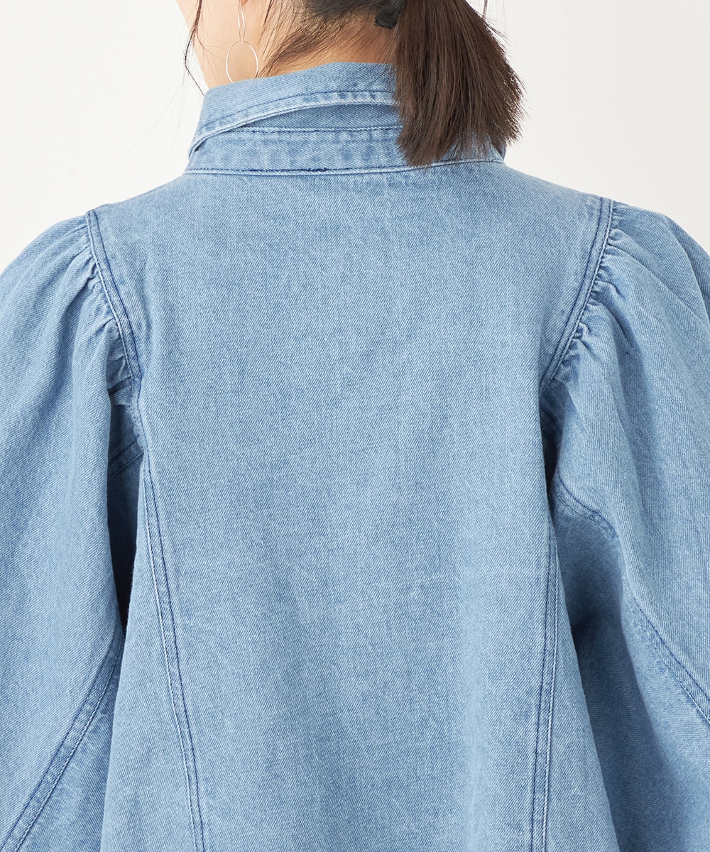 ボリュームスリーブブラウス